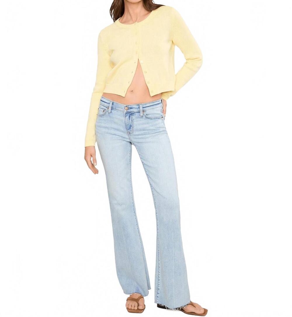 NEW DAZE lowkey low rise flare jeans in wanted